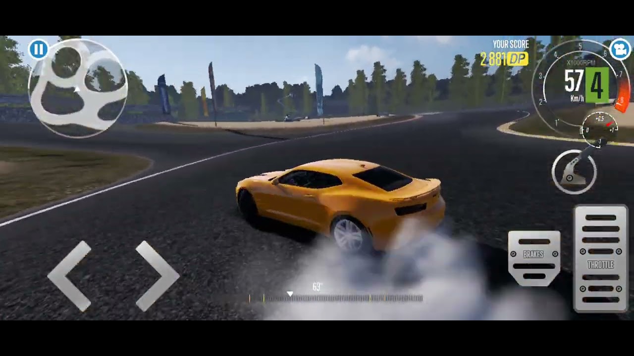 Drifting with a Camaro in car x drift racing 2