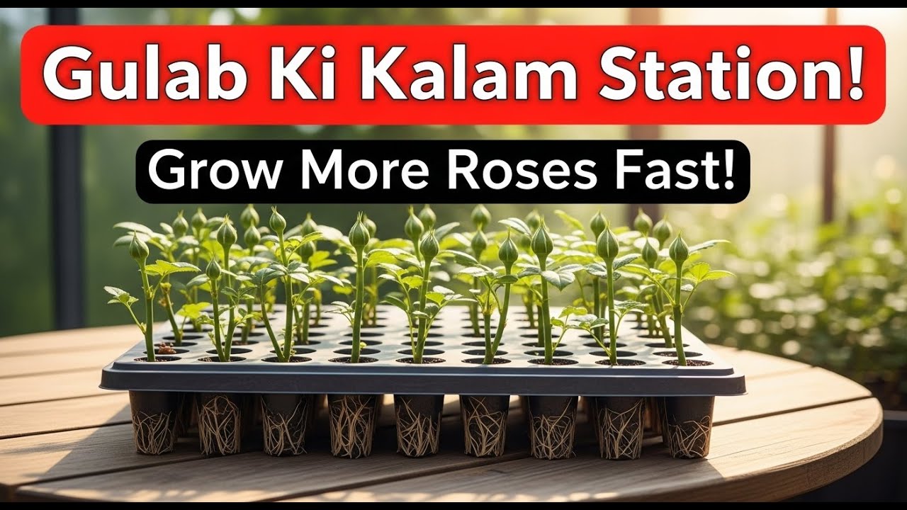 Grow Dozens of Roses from Cuttings | Easy DIY Rose Propagation Station!