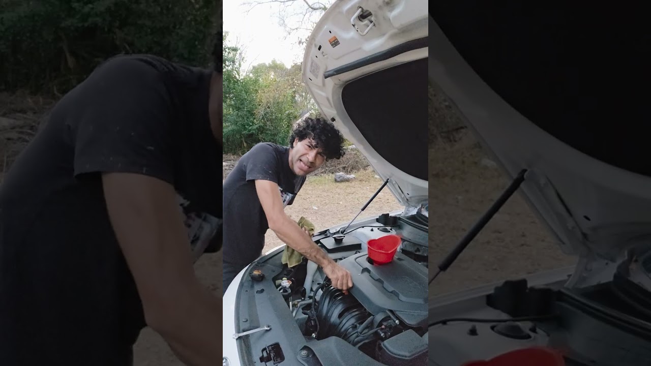 تغيير الزيت oil change 🚗🛢