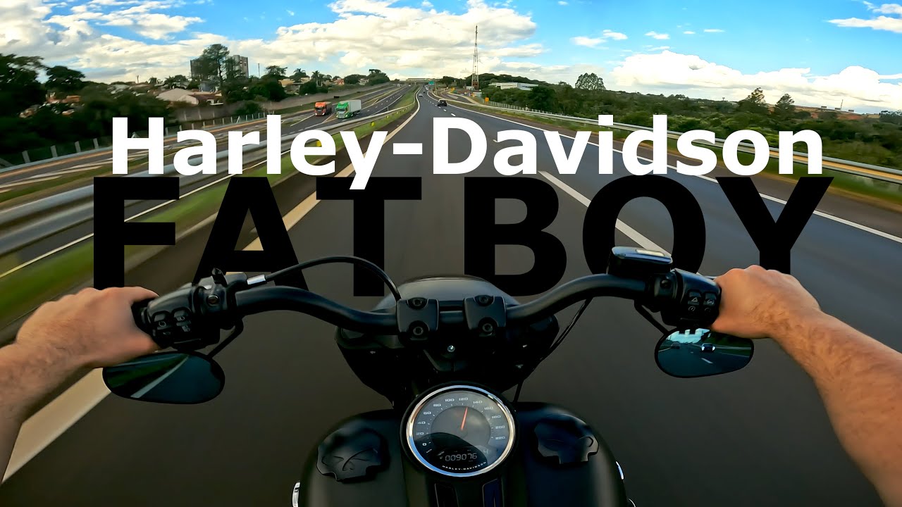 Rolê de HARLEY-DAVIDSON FAT BOY! Minha experiência com o Clássico da Harley!