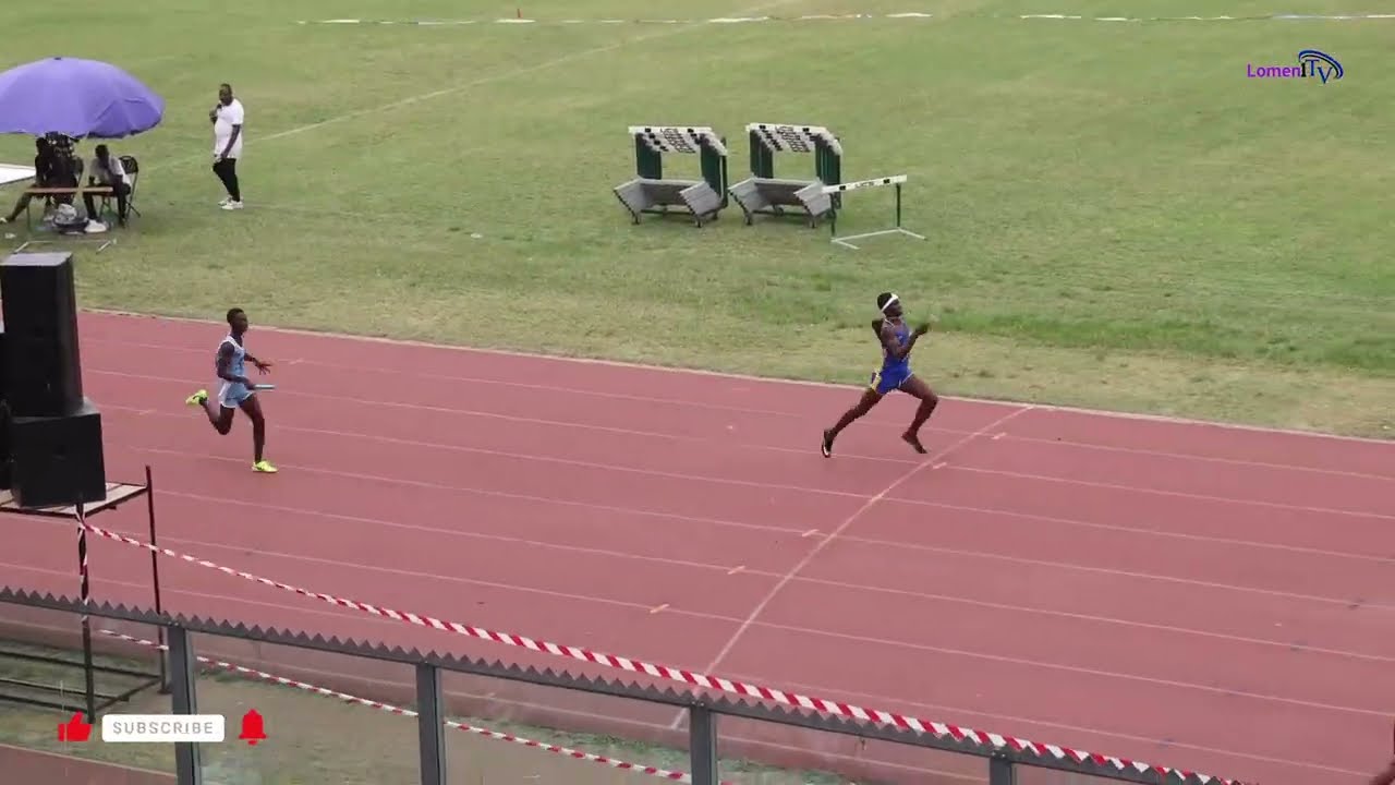 OWASS wins boys 4x400m heat 2. 3:17.75sec. SuperZonals 2026. Ashanti region.