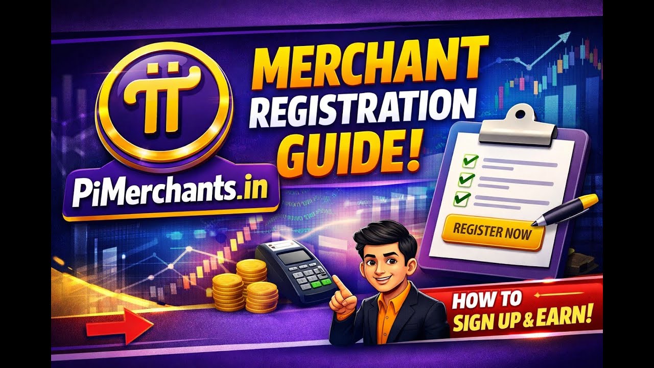 Pi Network Merchant Kaise Bane? Step-by-Step Registration Guide 🚀 | PiMerchants.in