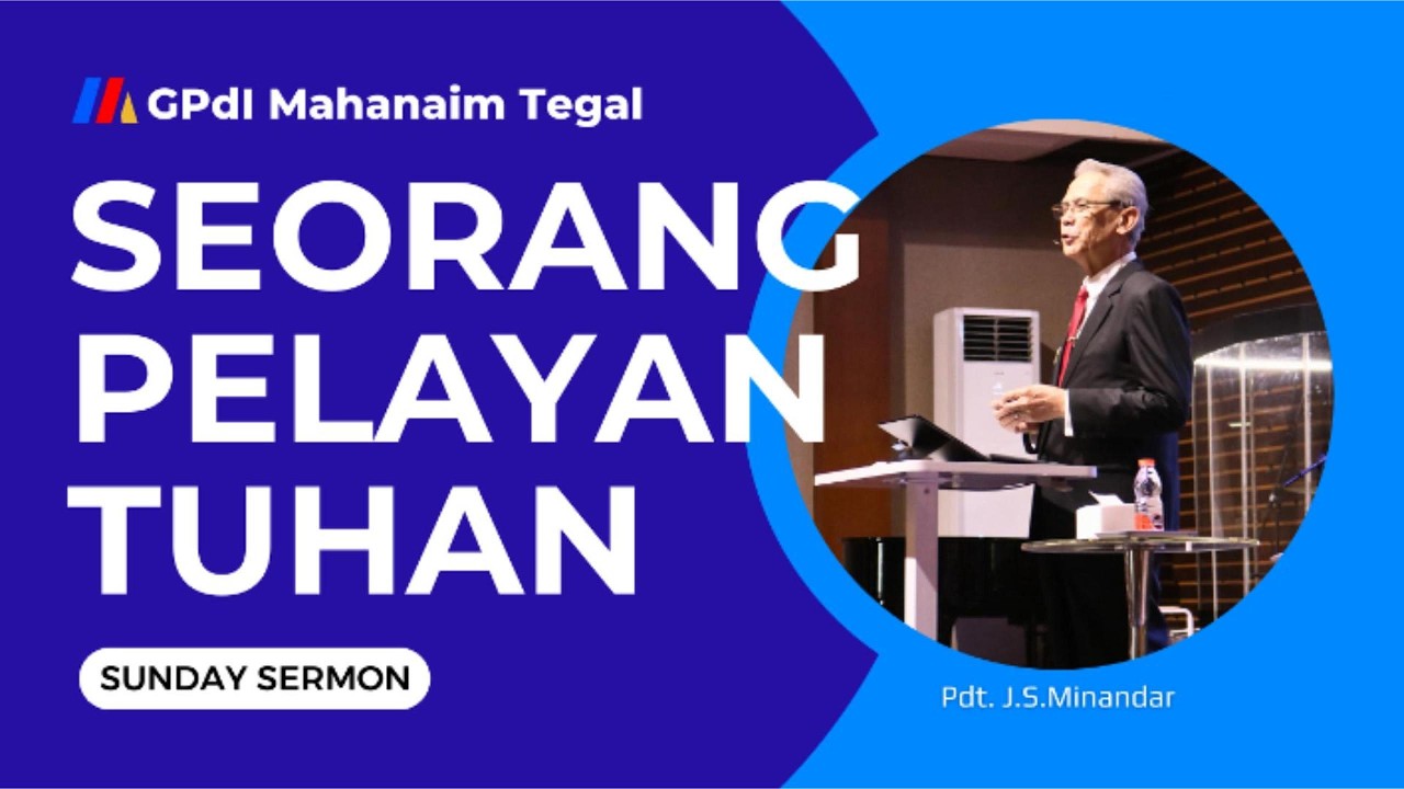 Seorang pelayan Tuhan - Pdt. J.S.Minandar