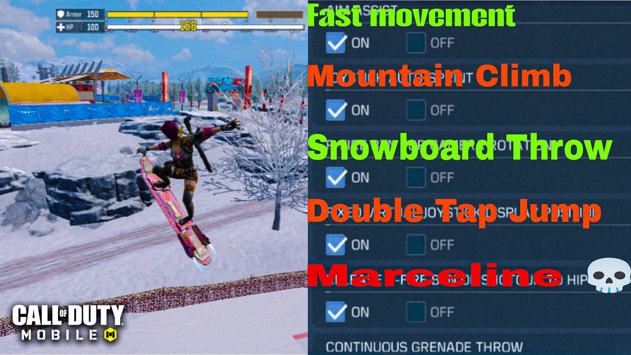 How To Do Snowboard Movement With These Settings!!