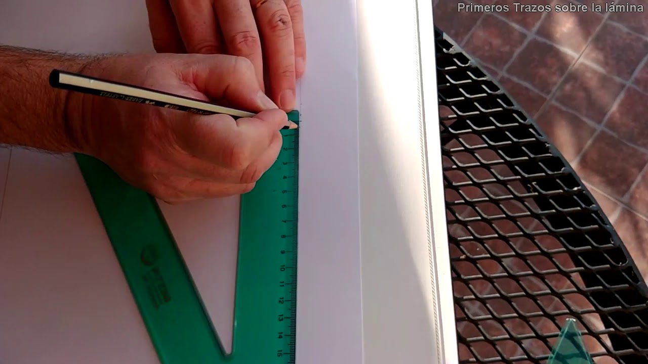 DIBUJO TÉCNICO: ¿Cómo hacer los primeros trazos en la lámina de Dibujo Técnico? Parte 1