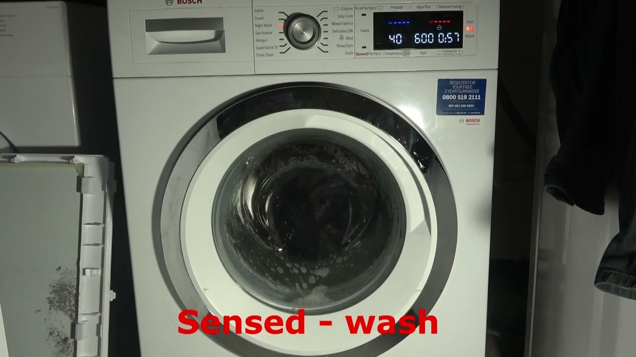 Bosch Serie 8 - Night wash