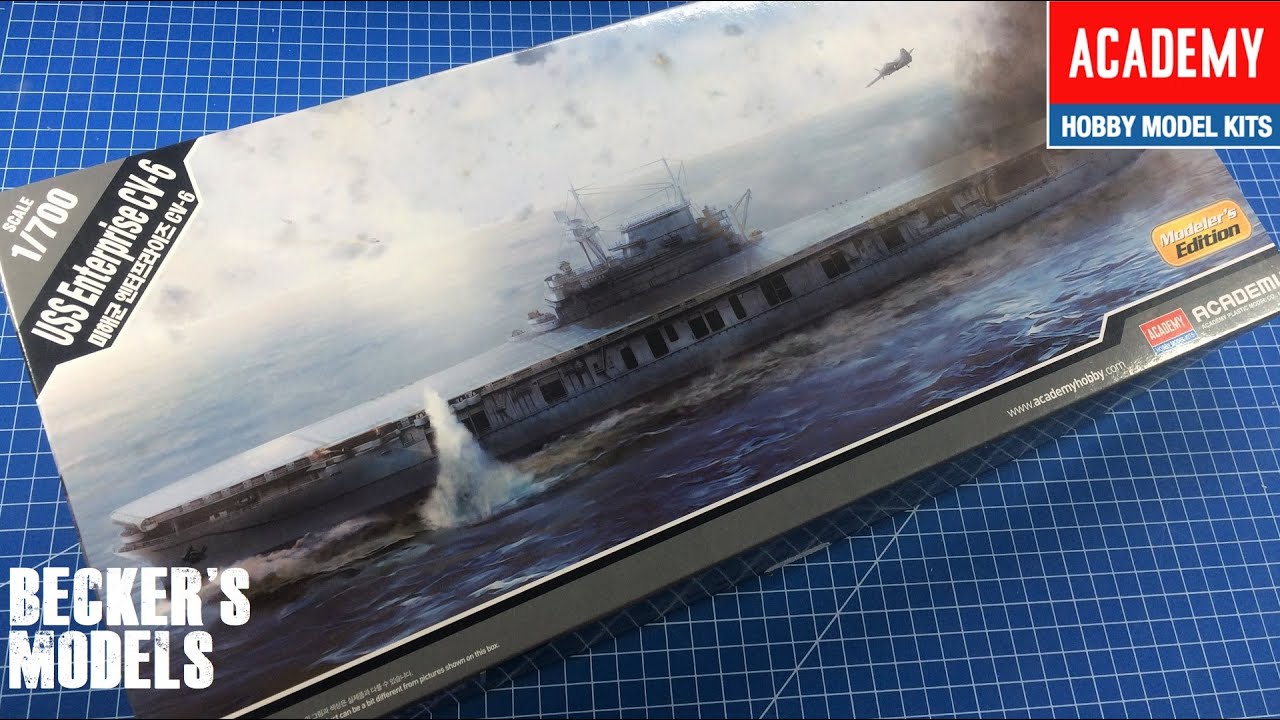 Academy 1/700 USS Enterprise CV-6 Midway - REVIEW