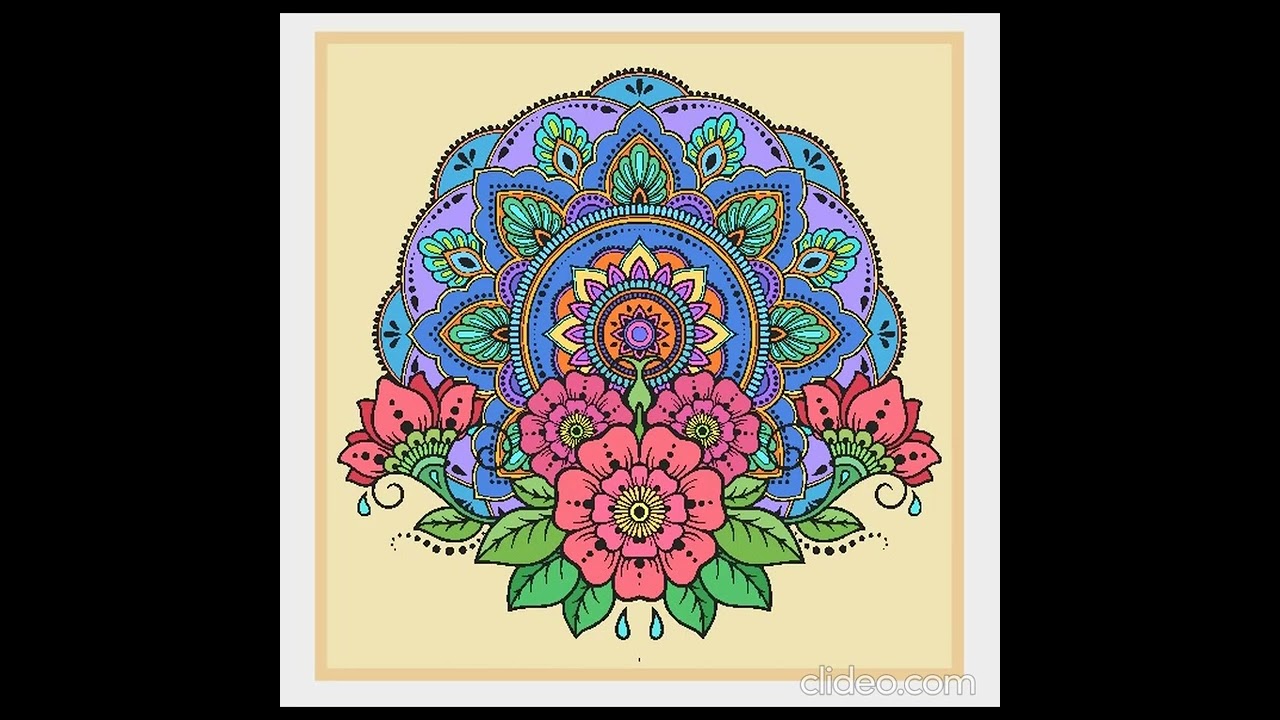 Digital mandala finished version part 6
