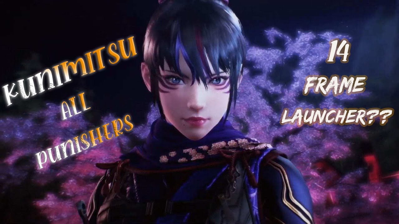 Tekken 7 Kunimitsu All Standing & Crouching Opponent !! With 14 Frame Launcher