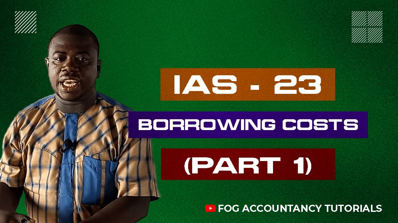 МСФО (IAS) 23 – ЗАТРАТЫ ПО ЗАИМСТВОВАНИЯМ (ЧАСТЬ 1)