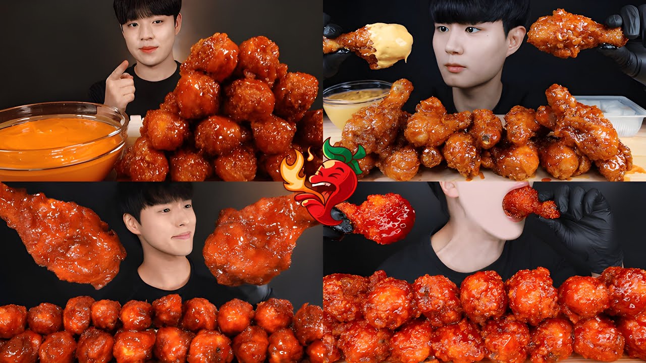 🔥 Nuclear Chicken Challenge!🥵 | Extreme Spice & Crunch Compilation🔥