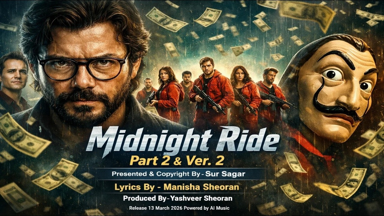 Midnight Ride | Money Heist Inspired Song | Part 2 | Lyrics By Manisha Sheoran