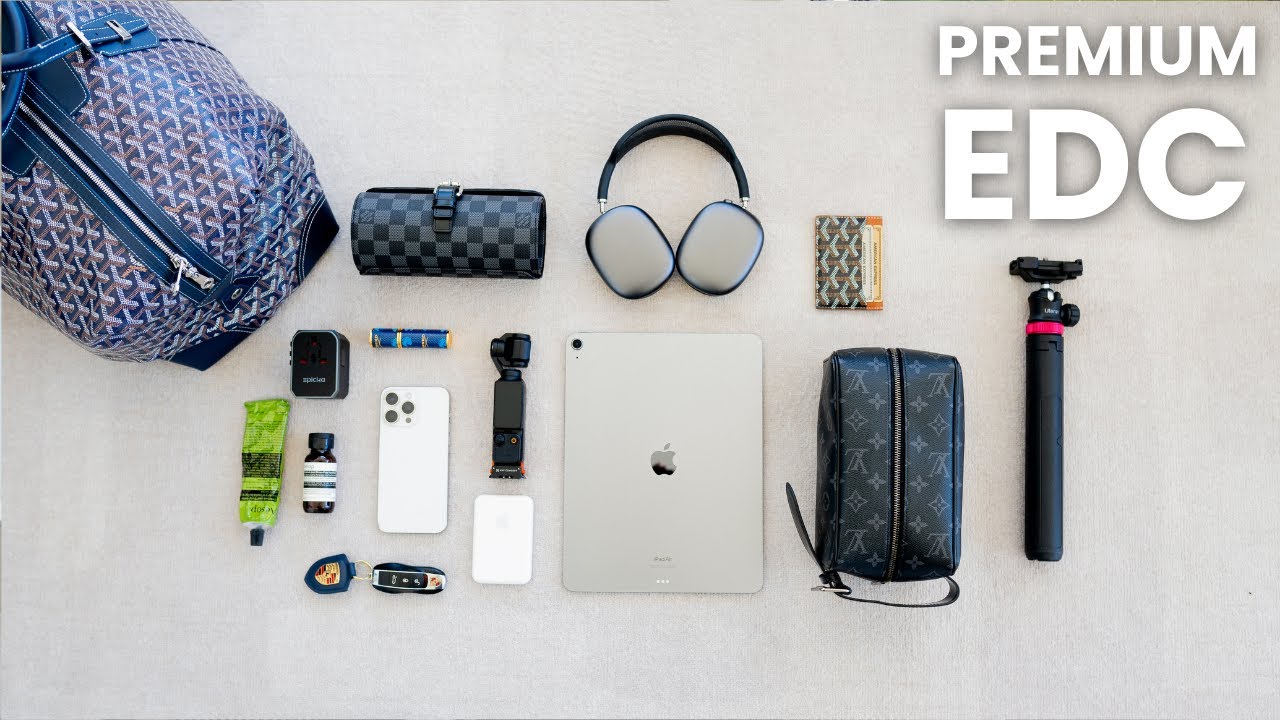 Premium EDC Travel Setup 2025 | Luxury & Tech Essentials I Bring on Long Trips
