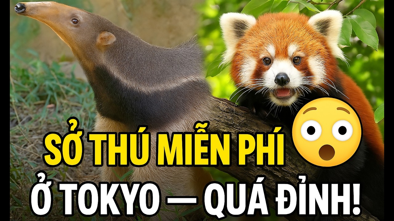 Tokyo Có Sở Thú Miễn Phí? Tưởng Đùa Mà Thật 100%!