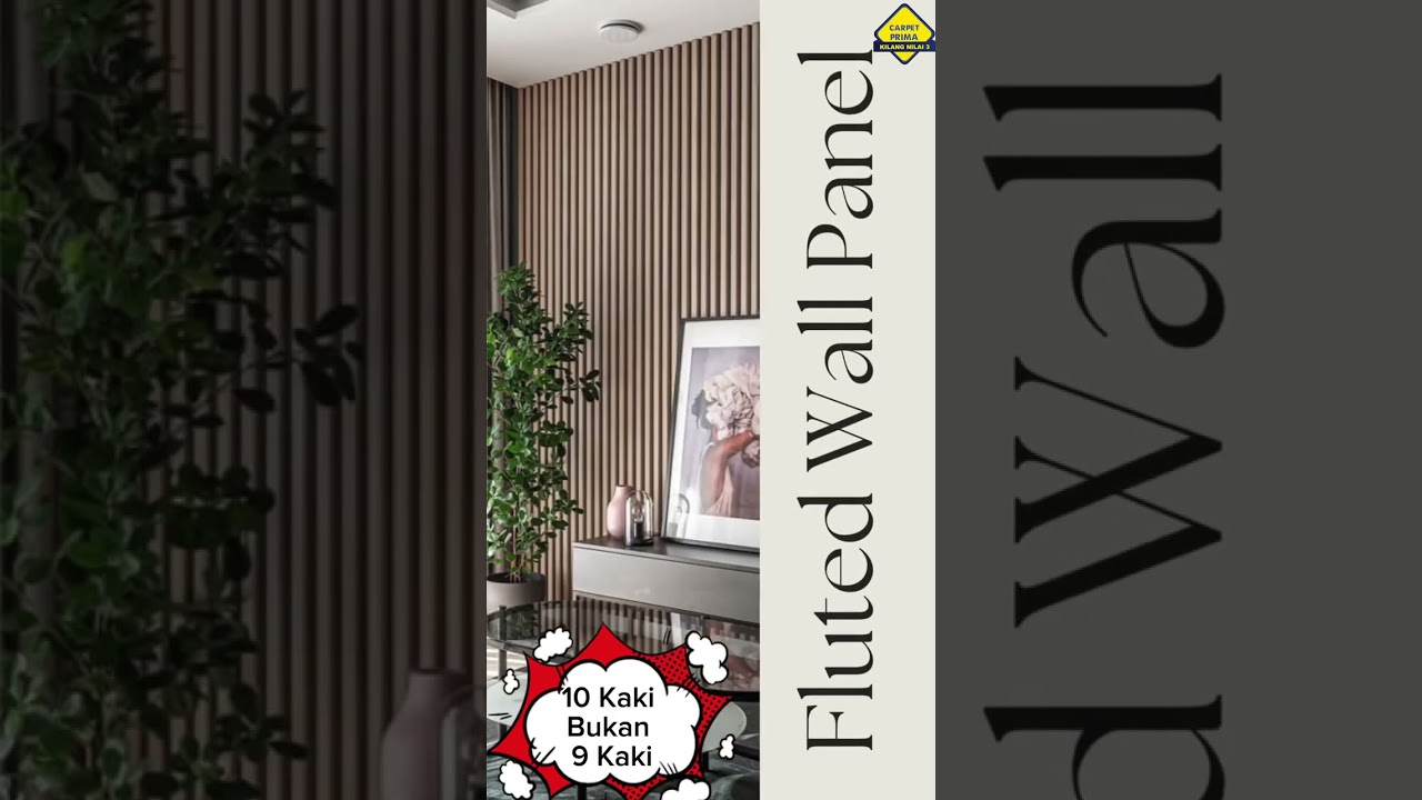 🔥CARPET PRIMA SENTIASA TERMURAH🔥📢 Fluted Wall Panel 📢
