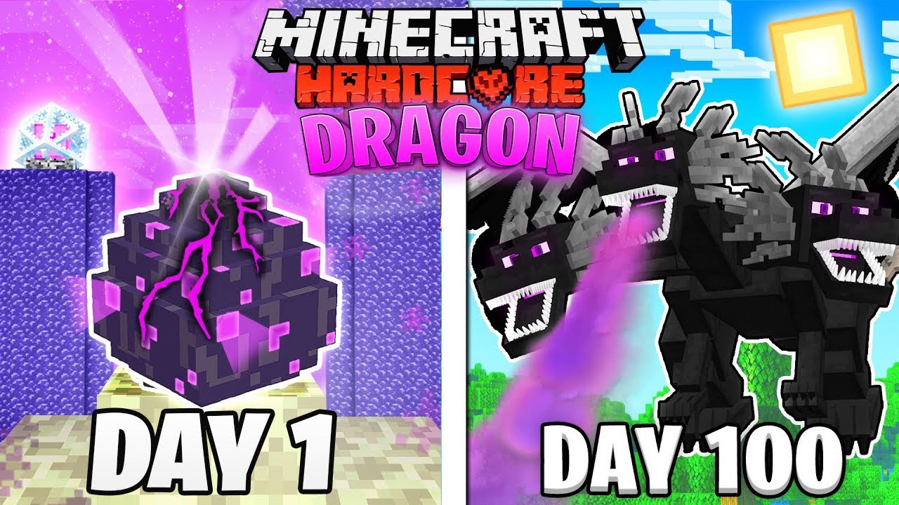 I Survived 100 DAYS as an ENDER DRAGON in Minecraft Hardcore World... (Hindi) || NoobZilla