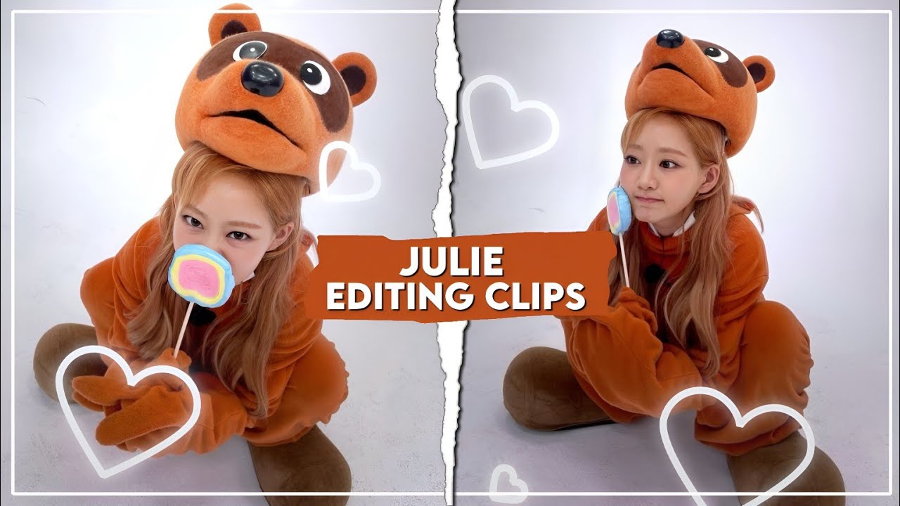 julie editing clips