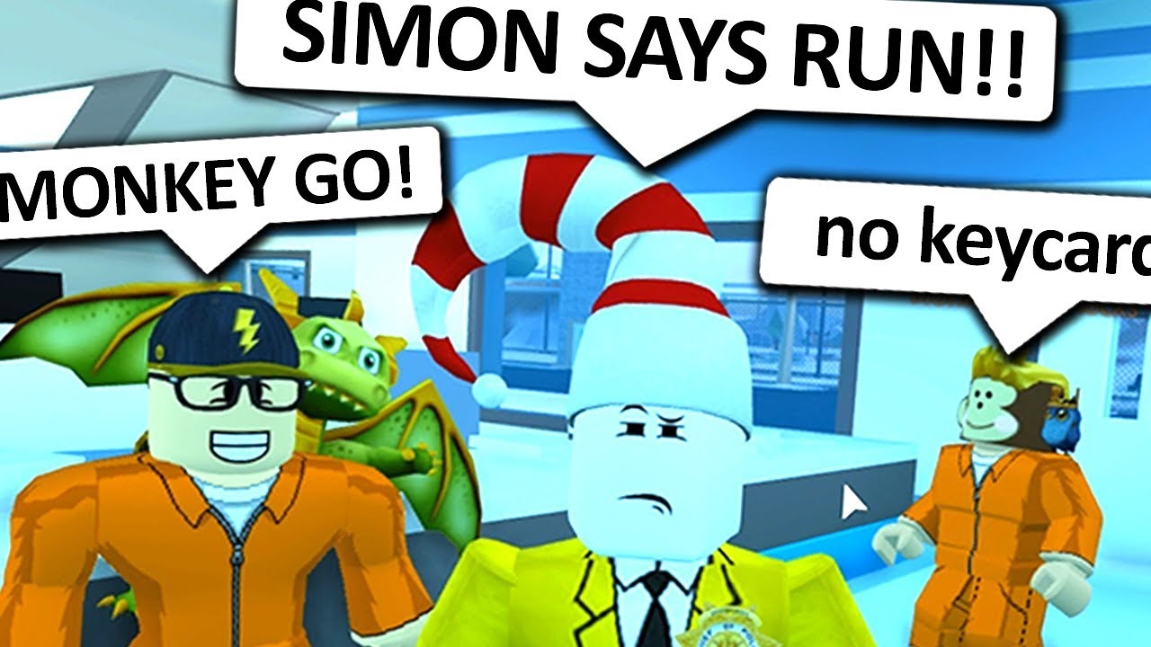 SIMON SAYS IN ROBLOX JAILBREAK *DO NOT GET ARRESTED*