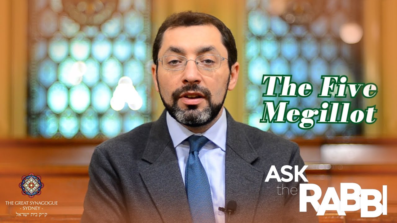 [Ask the Rabbi] Ep12 - The Five Megillot