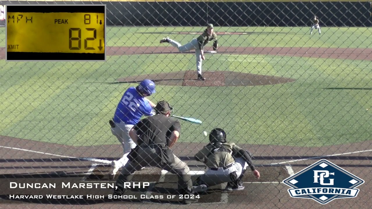 Duncan Marsten Prospect Video, RHP, Harvard Westlake High School Class of 2024