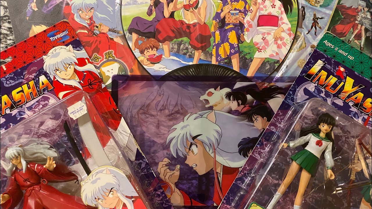 INUYASHA COLLECTION FROM EBAY! 2 ACTION FIGURES AND SO MUCH MORE!