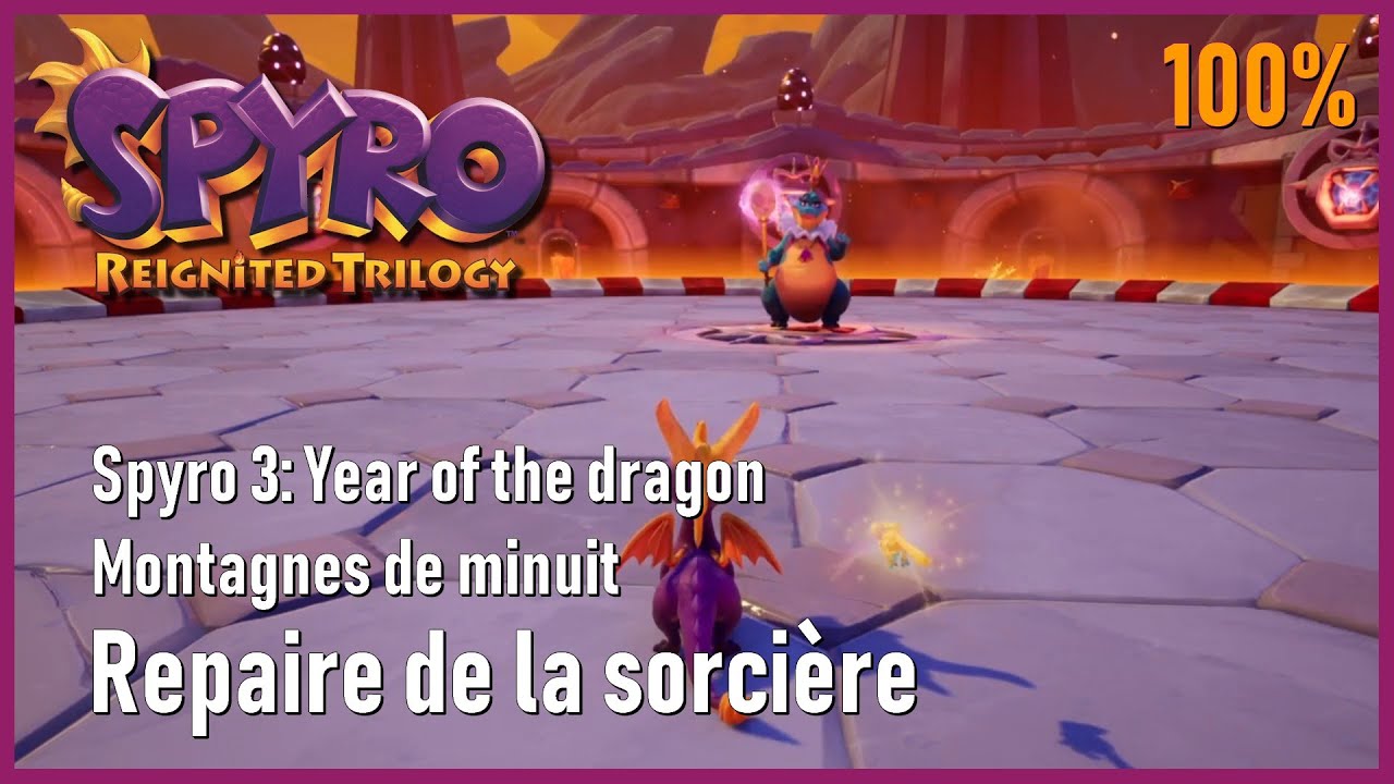 Spyro 3: Year of the dragon - Montagnes de minuit - Repaire de la sorcière