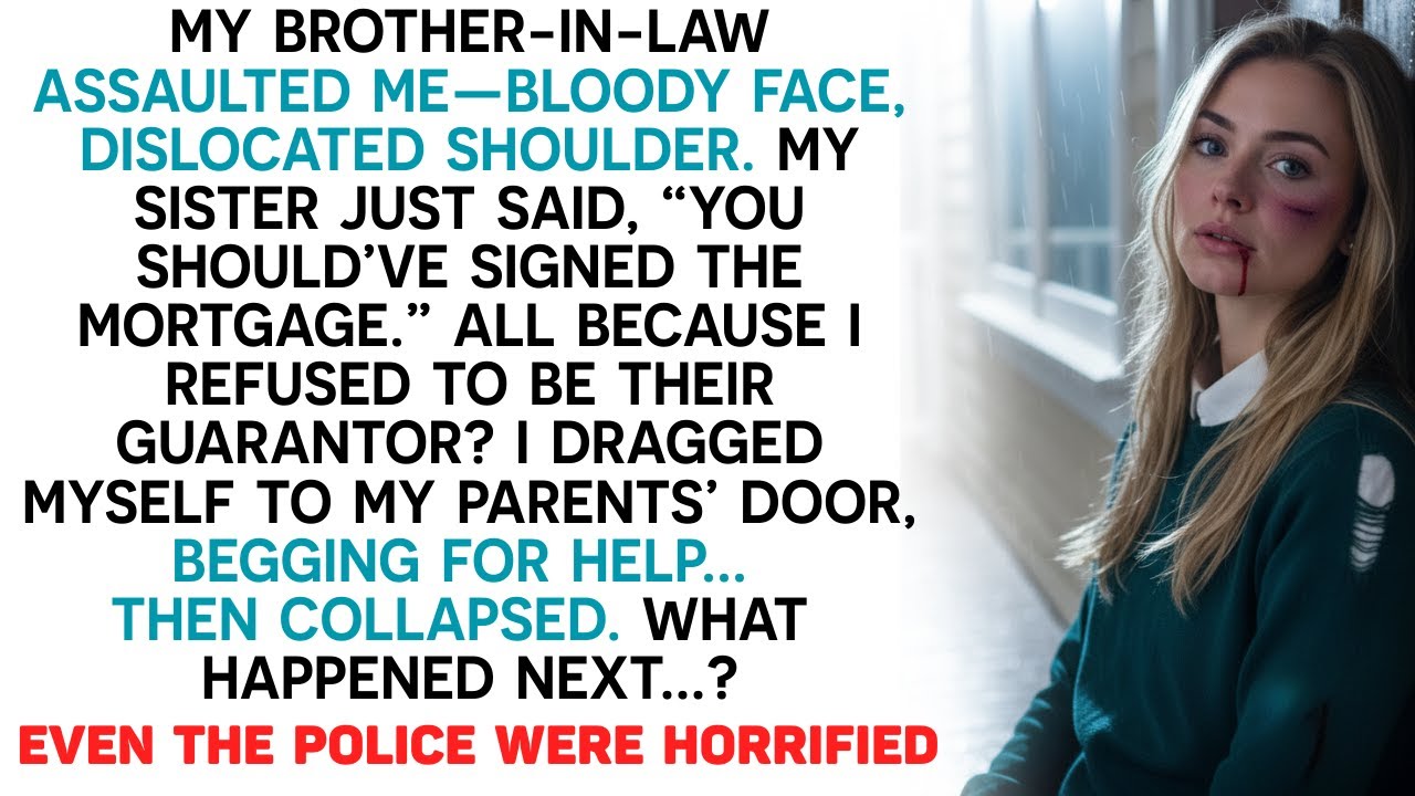My Bil Beat Me Bloody Over A Mortgage—My Sister Blamed Me. I Collapsed Begging. Even Cops Shook...