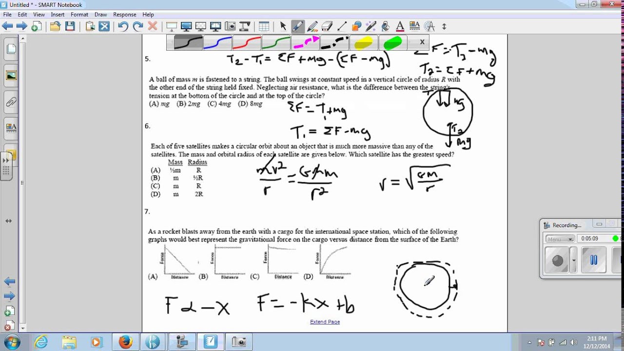 circular test