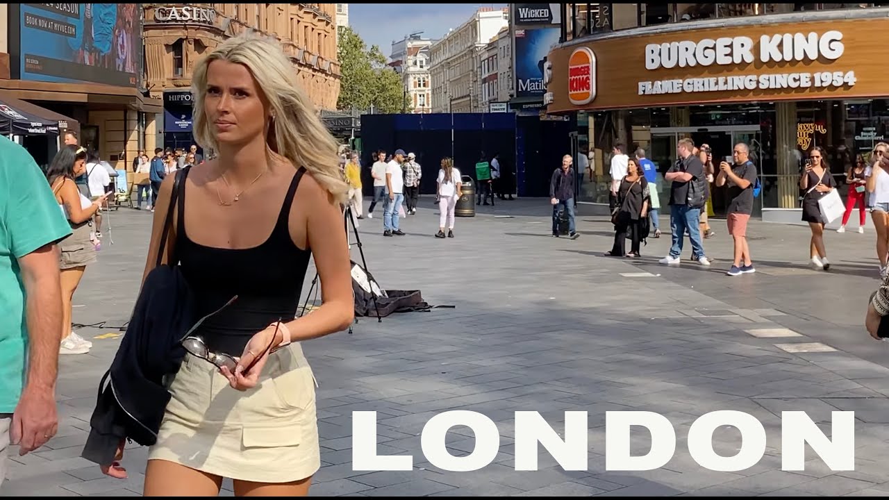 🇬🇧 LONDON WALK | CENTRAL LONDON - PICCADILLY CIRCUS & LEICESTER SQUARE