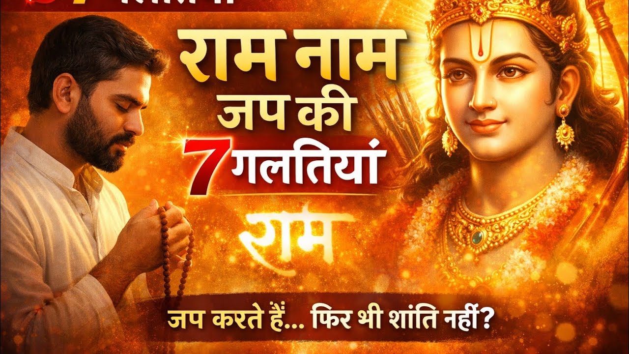  नाम जप करते समय की जाने वाली 7 गलतियाँ | ram naam jap।Most powerful mantras 
