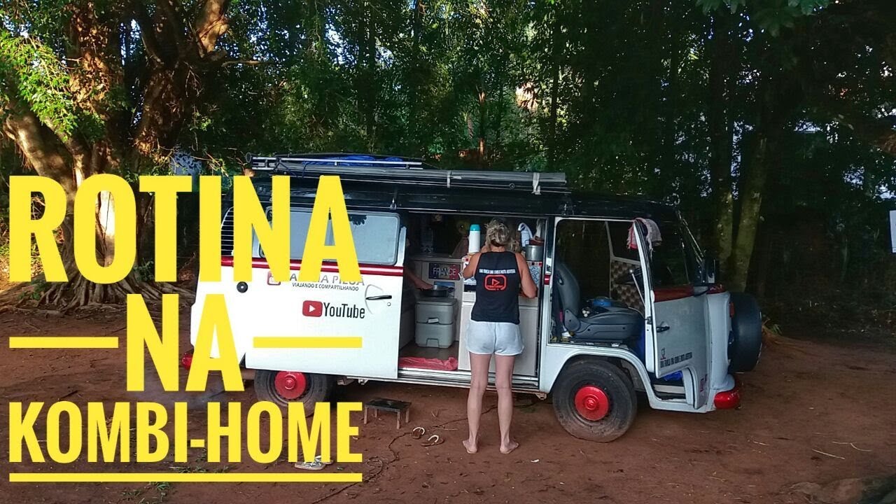 ROTINA DA MANH&Atilde; NA KOMBI HOME -  ANTES DE PEGAR A ESTRADA