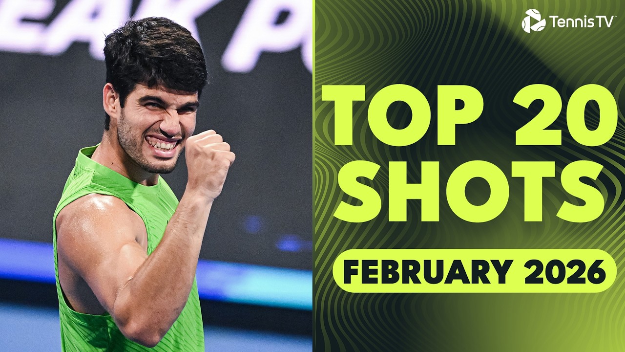 Alcaraz Defying Physics, Crazy Cobolli Tweener & More 😱 | Top 20 ATP Tennis Shots In February 2026