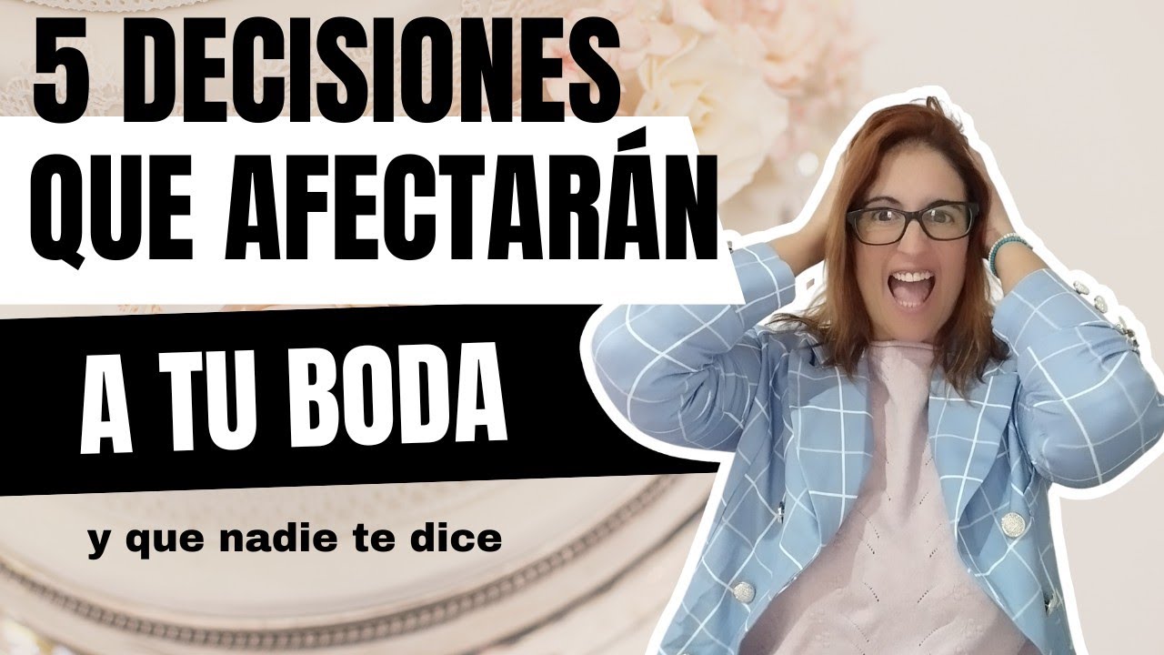 Las decisiones que más afectan a tu boda (y nadie te explica al empezar a organizarla)
