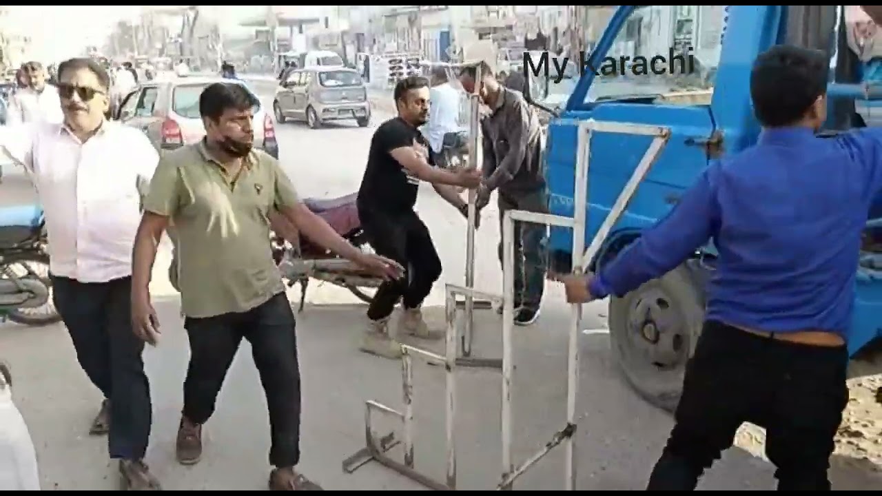 KMC Land A/E Operation at  Ziauddin Road District Central Karachi