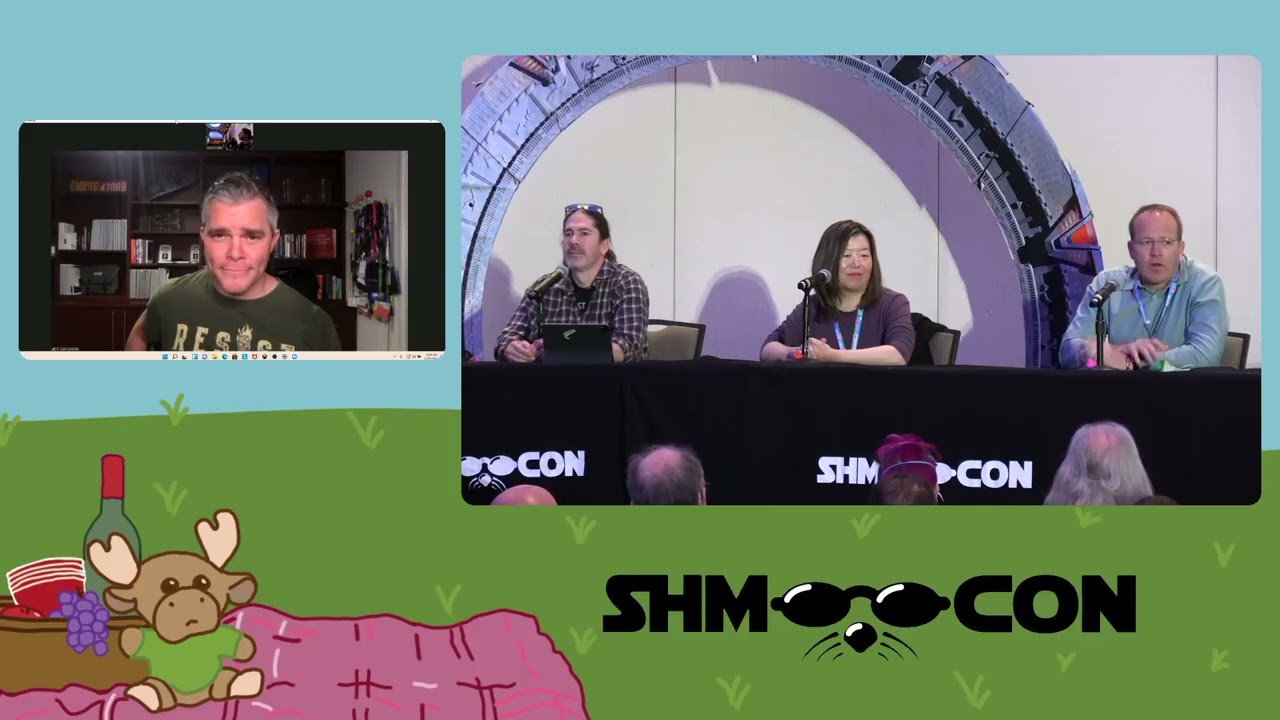 Shmoocon2022 Liam Connolly, Kathy Wang, Michael Darling, & Bruce Potter mod Closing Plenary