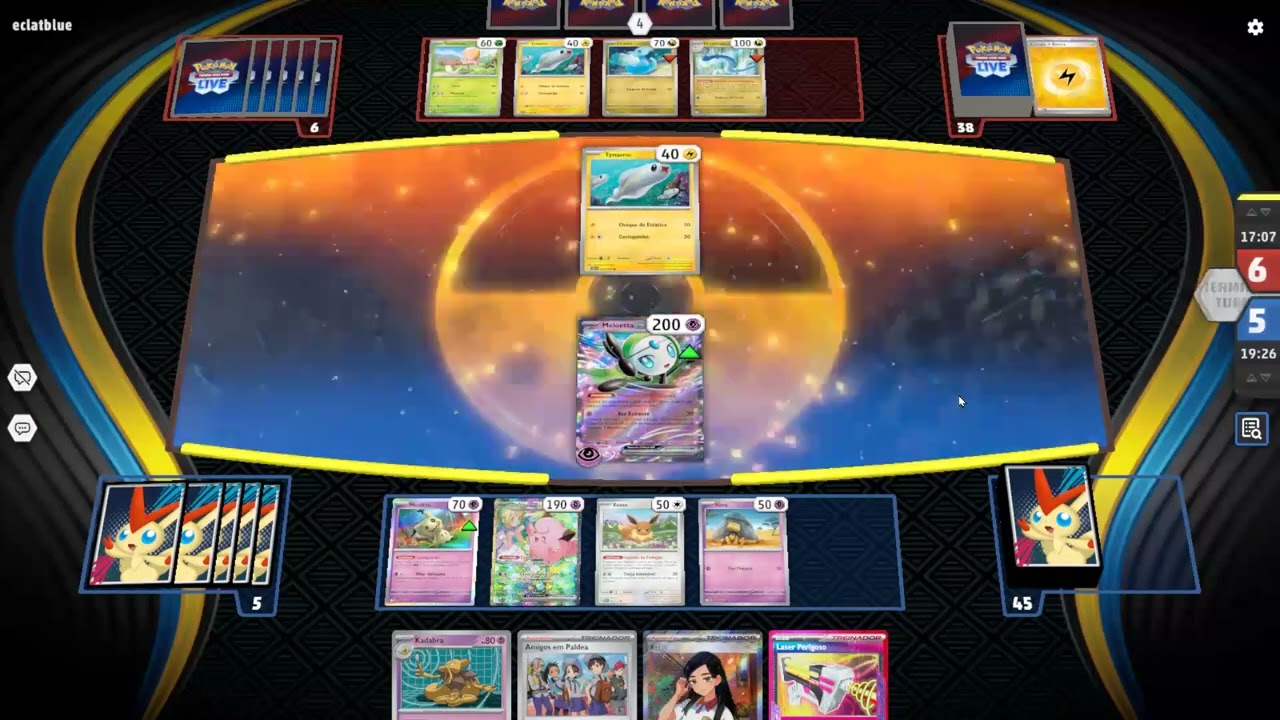 QUASE NÃO JOGUEI NESSA PARTIDA  - POKÉMON TCG LIVE - HERÓIS EXCELSOS EP. 03