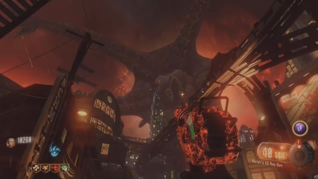 First, let's play of call of duty zombies, 