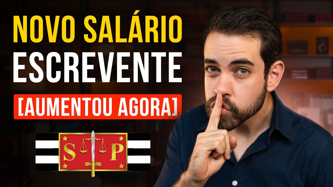 [ATUALIZADO] NOVO SAL&Aacute;RIO DE ESCREVENTE DO TJ-SP 2026