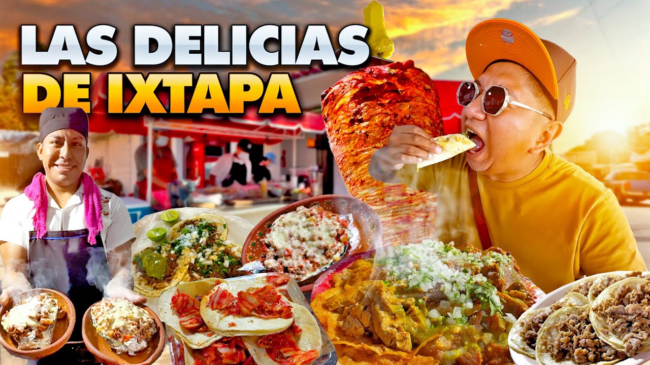 ¡DELICIAS CALLEJERAS! TACOS y PAPAS LOCAS en Ixtapa Zihuatanejo.