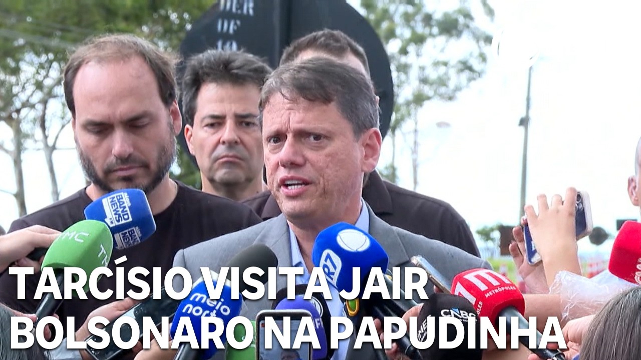 Tarc&iacute;sio visita Jair Bolsonaro na Papudinha