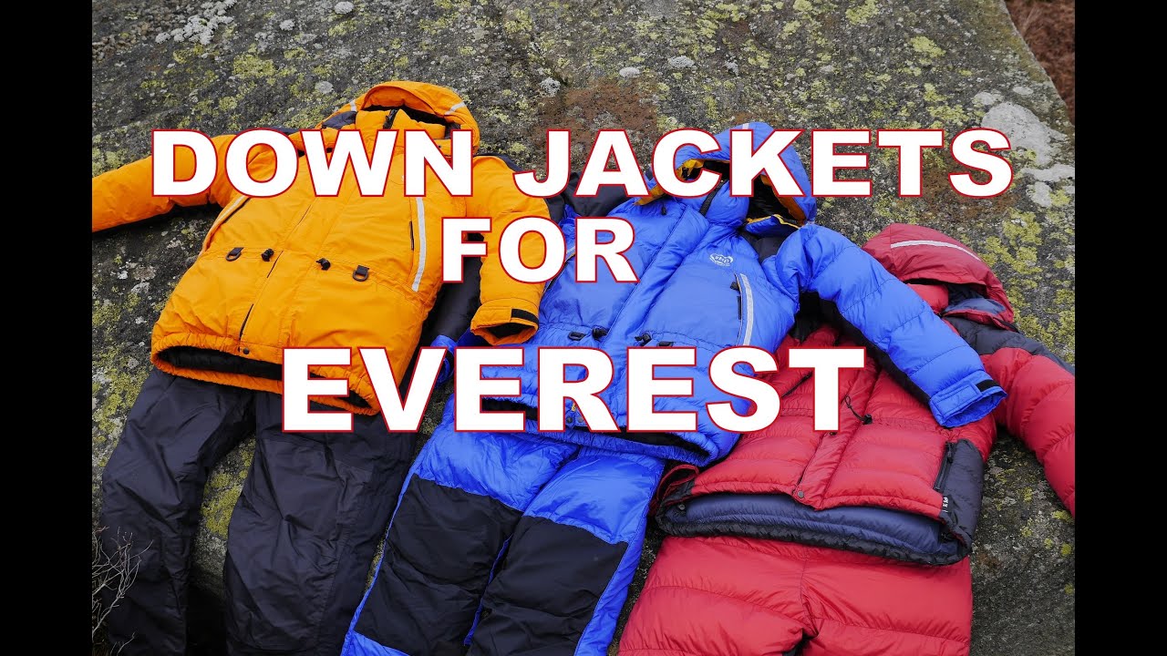 Down Jackets for Everest