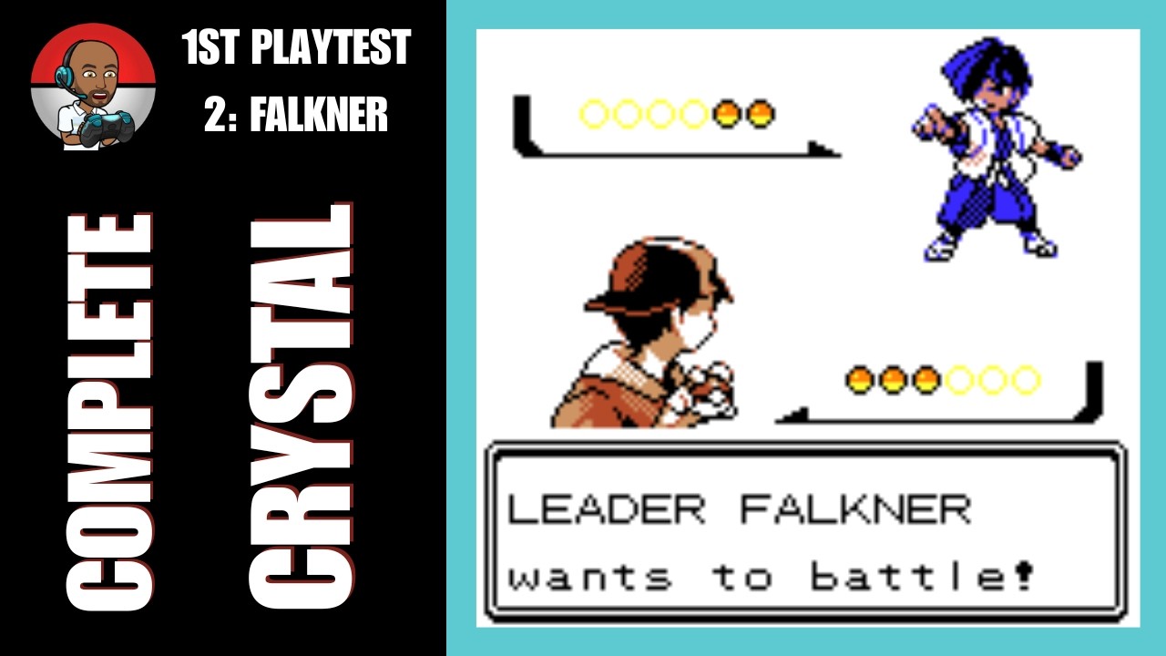 Playtesting my Pokémon Crystal Rom Hack! Ch 2: Gym Leader Falkner