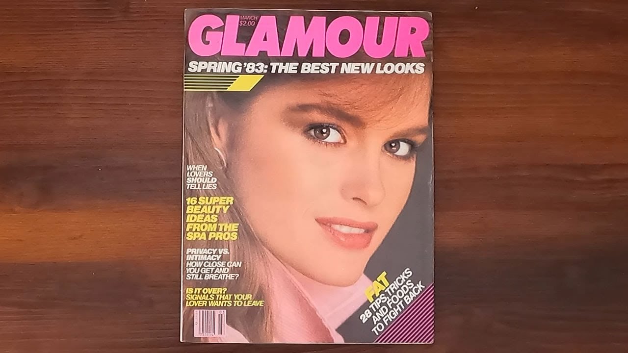 1983 March ASMR Magazine Flip Through: Glamour w Jacki Adams