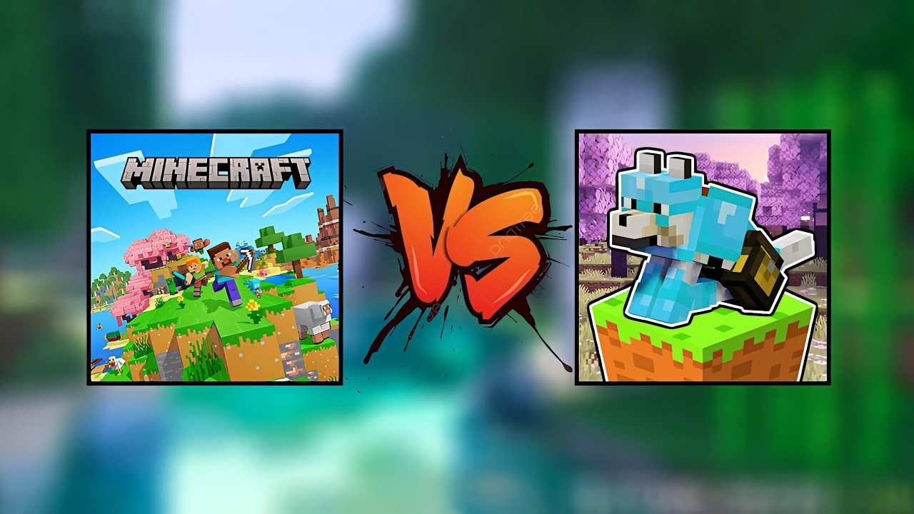 Minecraft Mobile VS MasterCraft Survival Building - Survival Gameplay (GAME COMPARISON 2025)