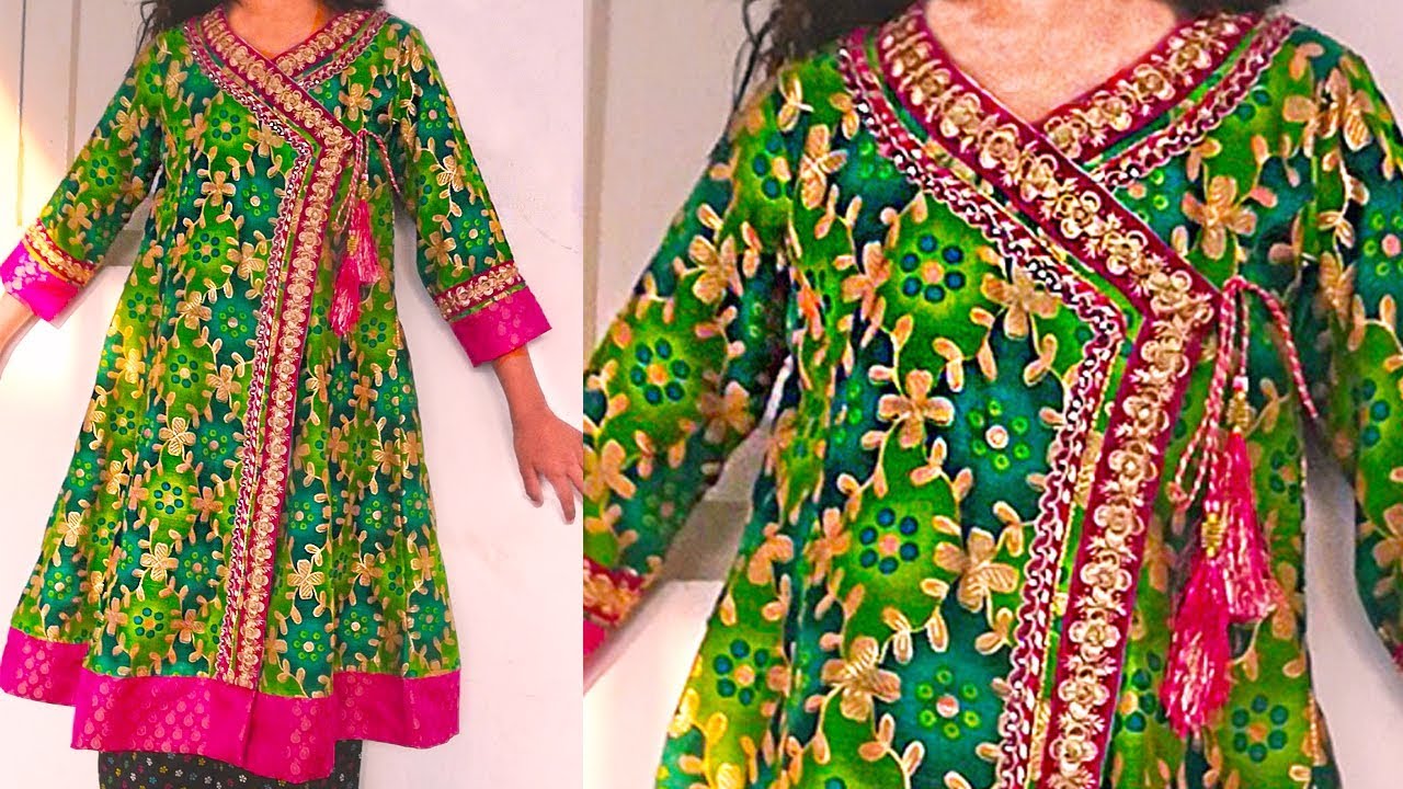 Angrakha kurti cutting & Stitching tutorial