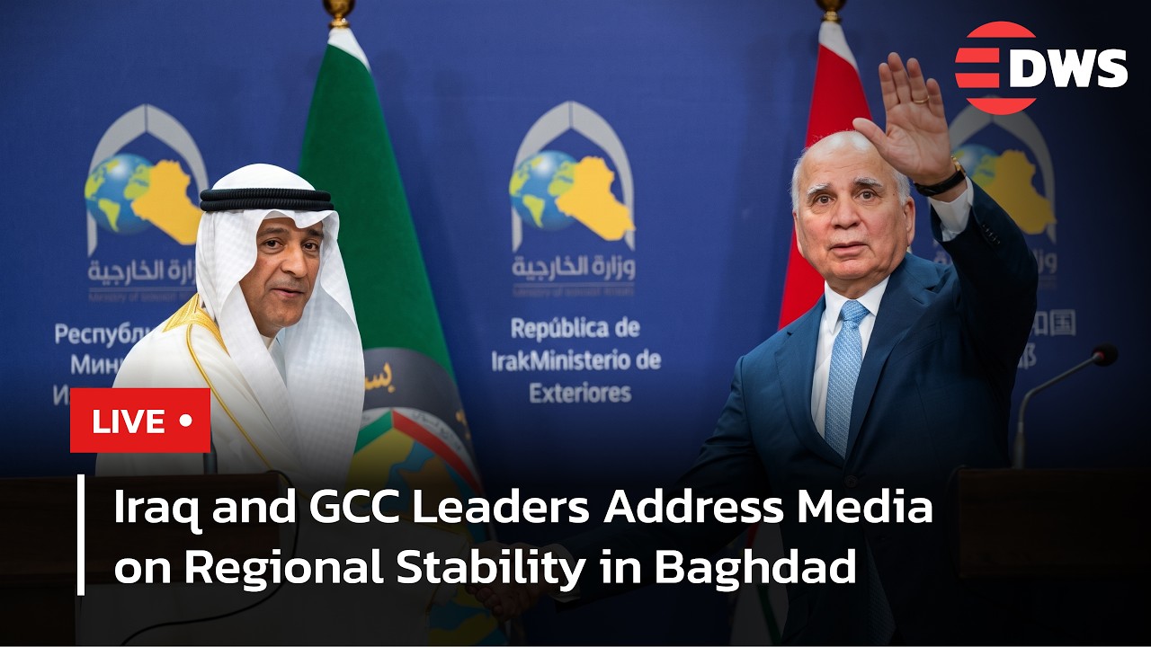 LIVE: Iraqi FM and GCC Chief Speak in Baghdad on Security and Cooperation | DWS News | AC14