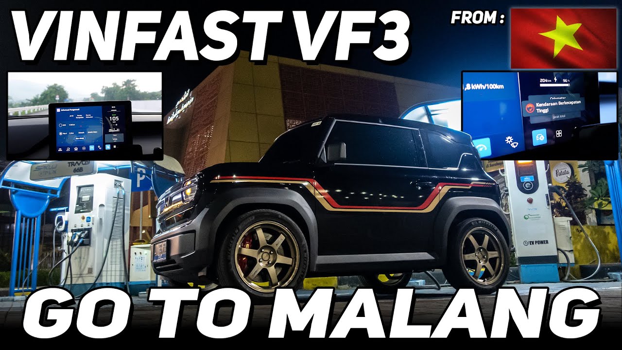 GO TO MALANG !!!, VINFAST VF3 BUAT PERJALANAN JAUH KE MALANG SEKALIAN REVIEW CAS MOBIL DI REST AREA