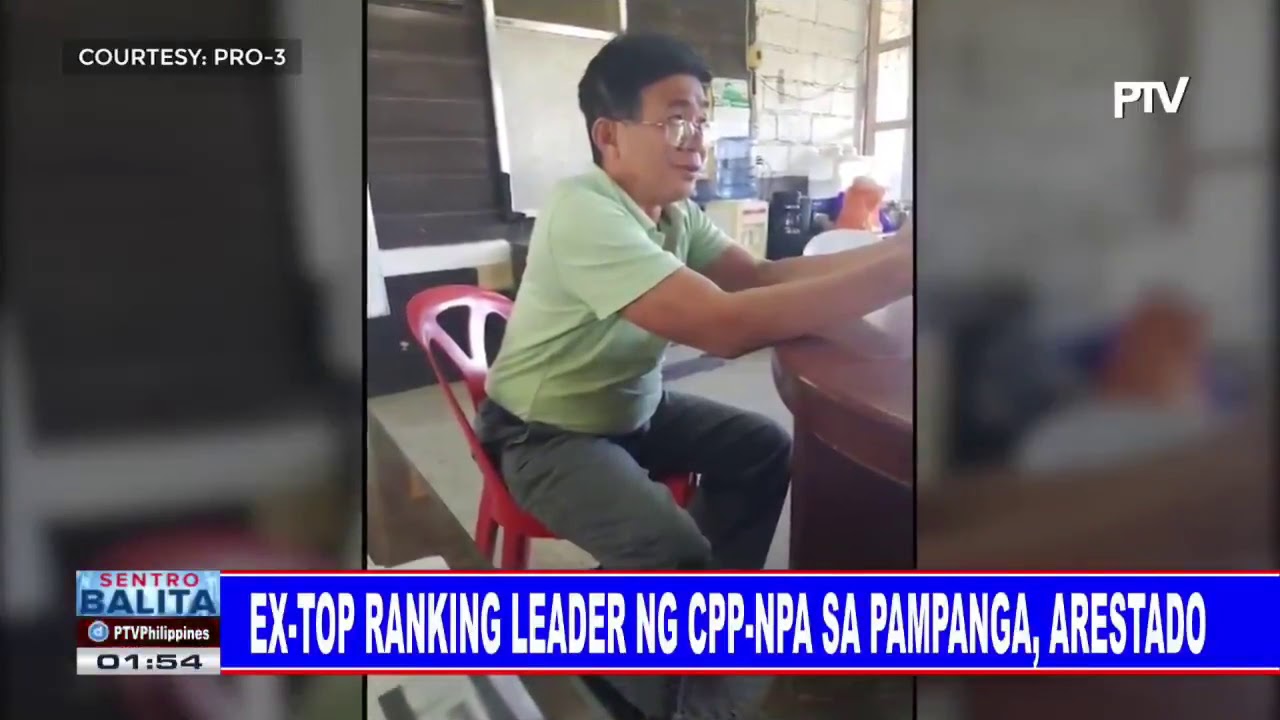 Ex-top ranking leader ng CPP-NPA sa Pampanga, arestado