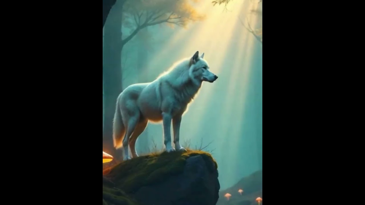 Eerie Forest Wolf Loop | Dark Fantasy Animation