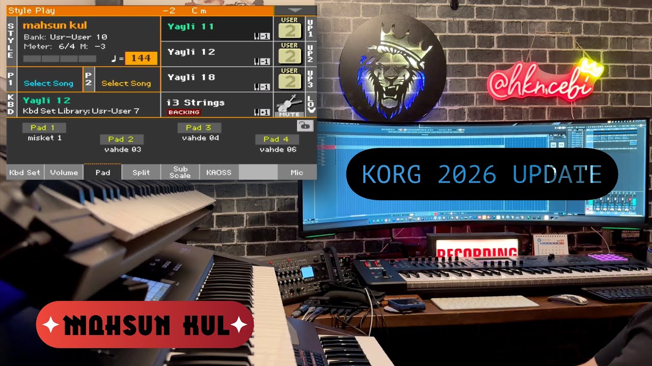 Mahsun kul - Korg intro #korg #style #hakançebi